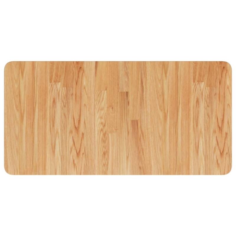 vidaXL Waschtischplatte Hellbraun 80x40x2,5 cm Massivholz Behandelt von VIDAXL