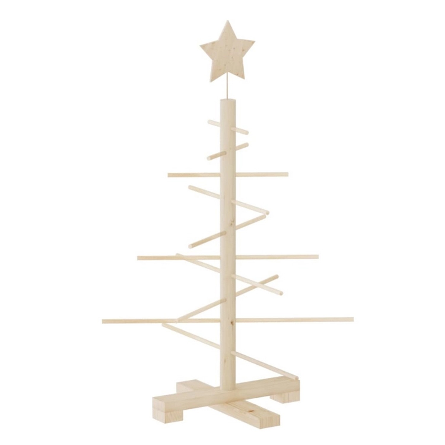 vidaXL Weihnachtsbaum Holz Zum Schmücken 75 cm Massivholz Kiefer vidaXL Weihnachtsbaum Holz Zum Schmücken 75 cm Massivholz Kiefer von VIDAXL