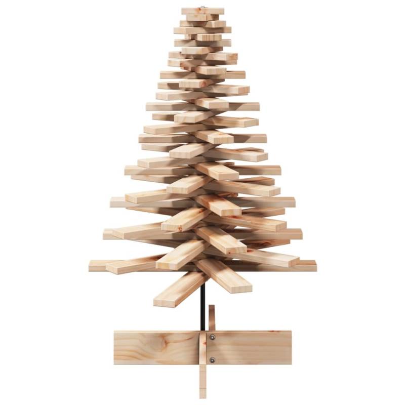 vidaXL Weihnachtsbaum Holz zum Schmücken 100 cm Massivholz Kiefer 858204 von VIDAXL