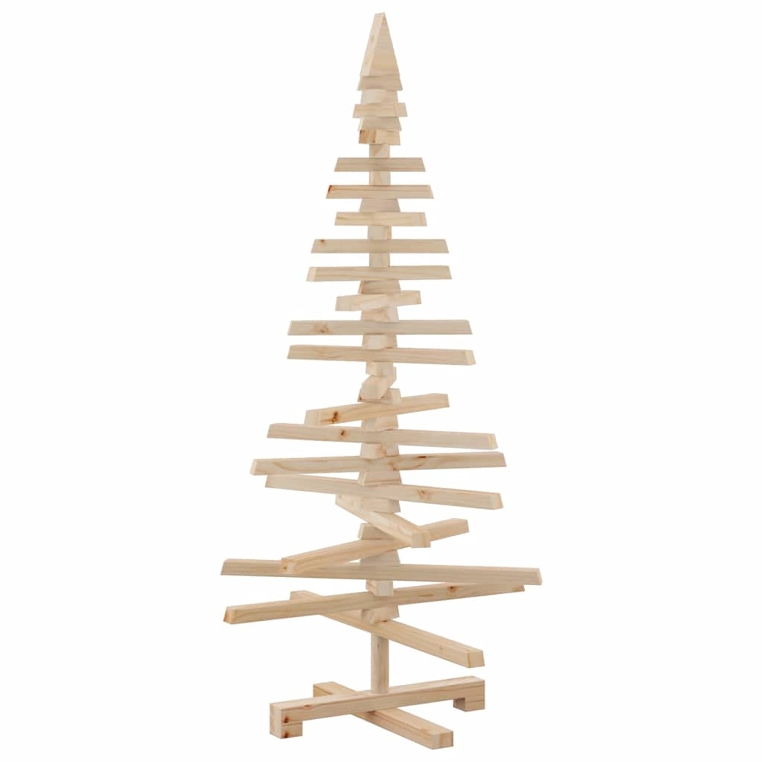 vidaXL Weihnachtsbaum Holz zum Schmücken 120 cm Massivholz Kiefer 357995 vidaXL Weihnachtsbaum Holz zum Schmücken 120 cm Massivholz Kiefer 357995 von VIDAXL
