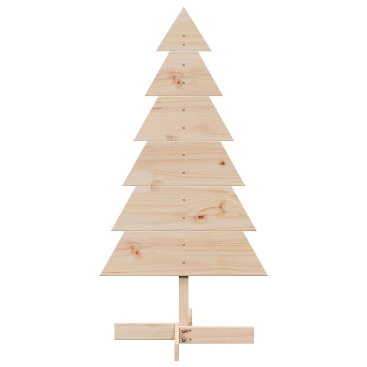 vidaXL Weihnachtsbaum Holz zum Schmücken 120 cm Massivholz Kiefer 858189 vidaXL Weihnachtsbaum Holz zum Schmücken 120 cm Massivholz Kiefer 858189 von VIDAXL