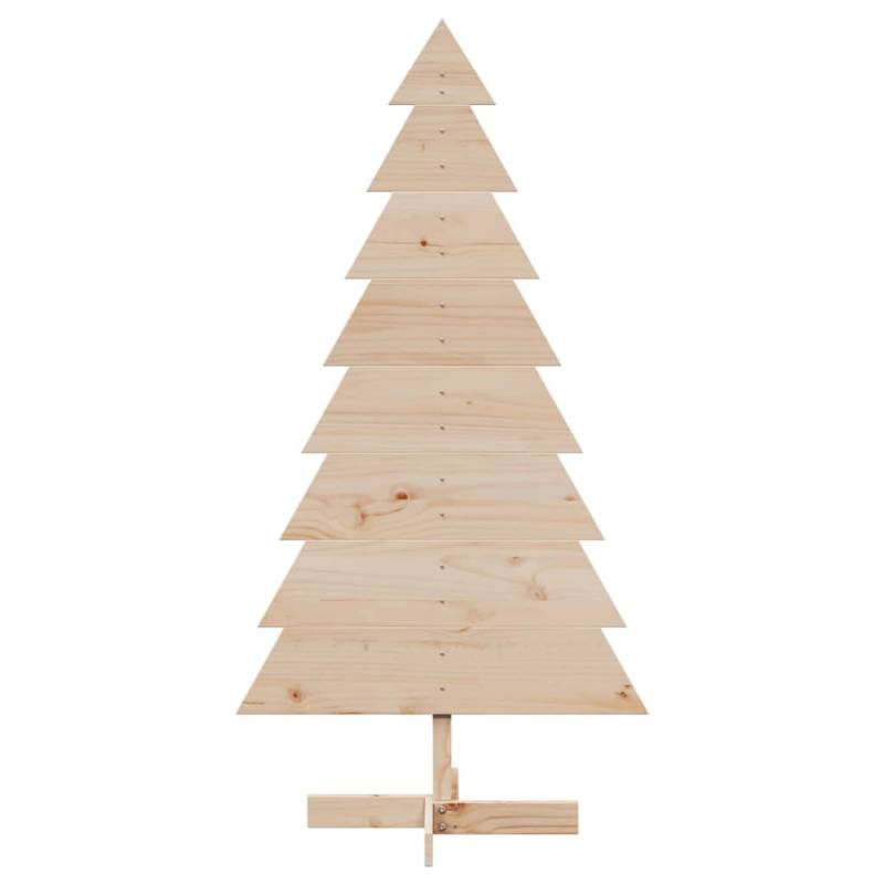 vidaXL Weihnachtsbaum Holz zum Schmücken 150 cm Massivholz Kiefer 858192 von VIDAXL