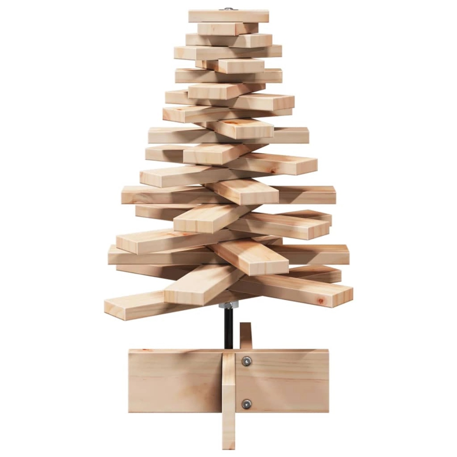 vidaXL Weihnachtsbaum Holz zum Schmücken 60 cm Massivholz Kiefer 858198 vidaXL Weihnachtsbaum Holz zum Schmücken 60 cm Massivholz Kiefer 858198 von VIDAXL