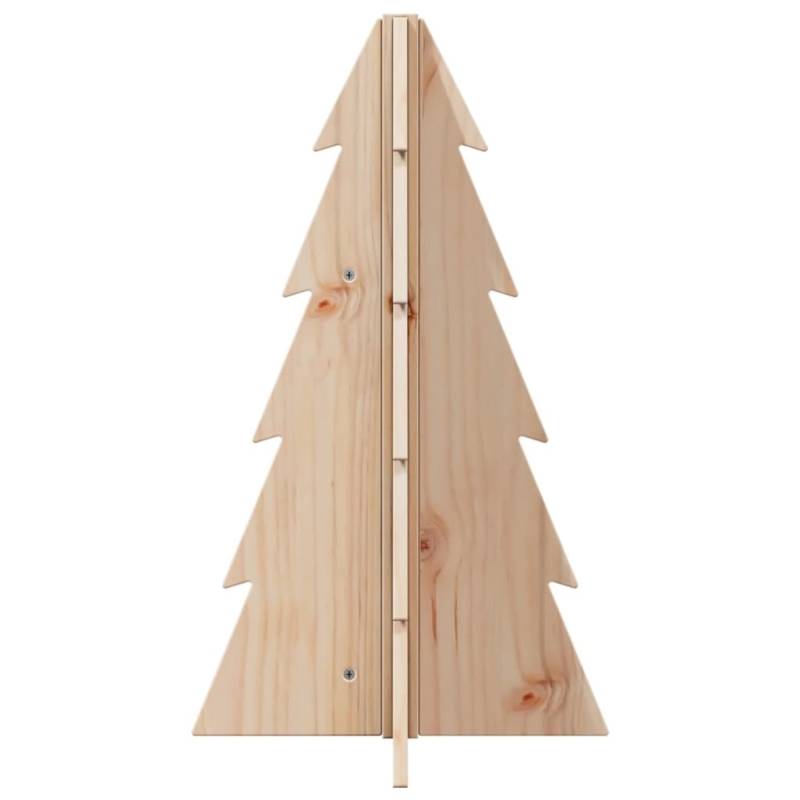 vidaXL Weihnachtsbaum Holz zum Schmücken 69,5 cm Massivholz Kiefer 858177 von VIDAXL