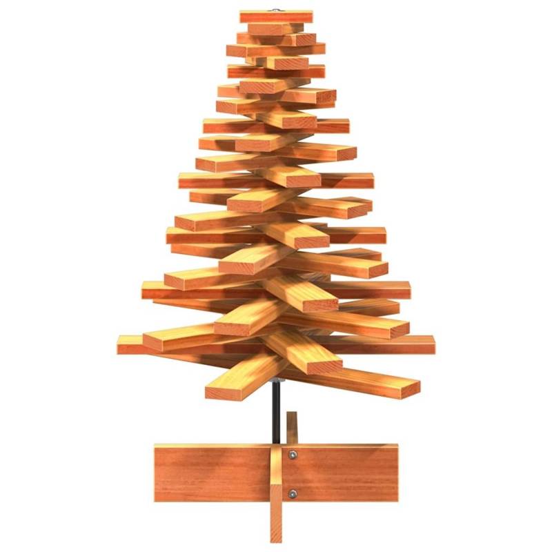 vidaXL Weihnachtsbaum Holz zum Schmücken 80 cm Massivholz Kiefer 858203 von VIDAXL