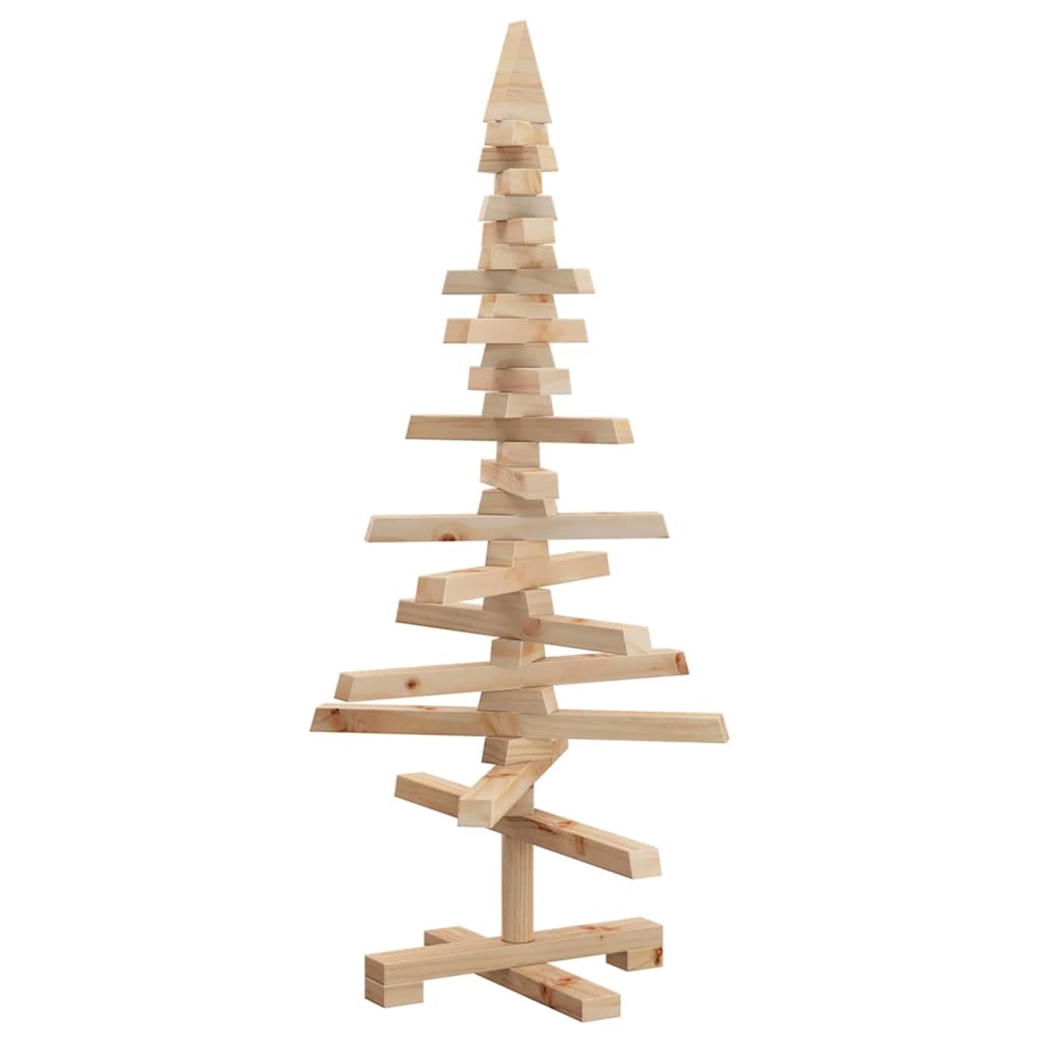 vidaXL Weihnachtsbaum Holz zum Schmücken 90 cm Massivholz Kiefer 357994 vidaXL Weihnachtsbaum Holz zum Schmücken 90 cm Massivholz Kiefer 357994 von VIDAXL