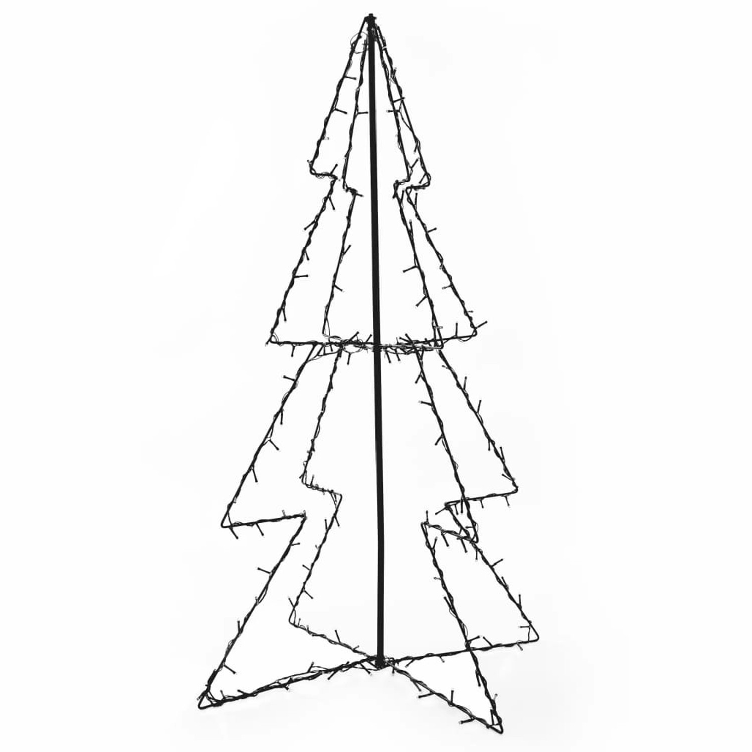 vidaXL Weihnachtsbaum in Kegelform 160 LEDs Indoor Outdoor 78x120 cm vidaXL Weihnachtsbaum in Kegelform 160 LEDs Indoor Outdoor 78x120 cm von VIDAXL