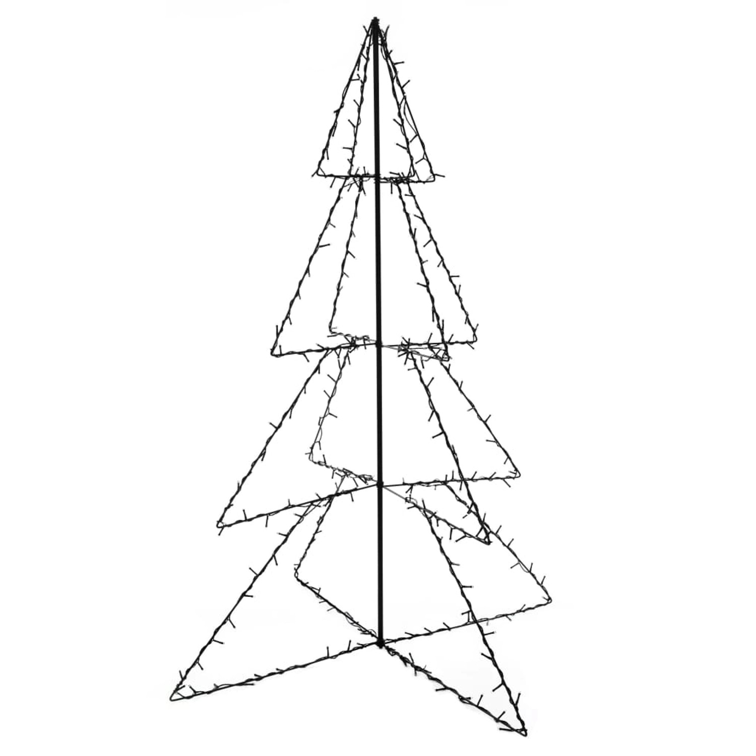 vidaXL Weihnachtsbaum in Kegelform 240 LEDs Innen und Außen 115x150 cm vidaXL Weihnachtsbaum in Kegelform 240 LEDs Innen und Außen 115x150 cm von VIDAXL