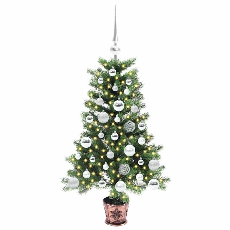 vidaXL Weihnachtsbaum mit 150 LEDs mit Ständer Grün 90 cm PE 3396305 von VIDAXL