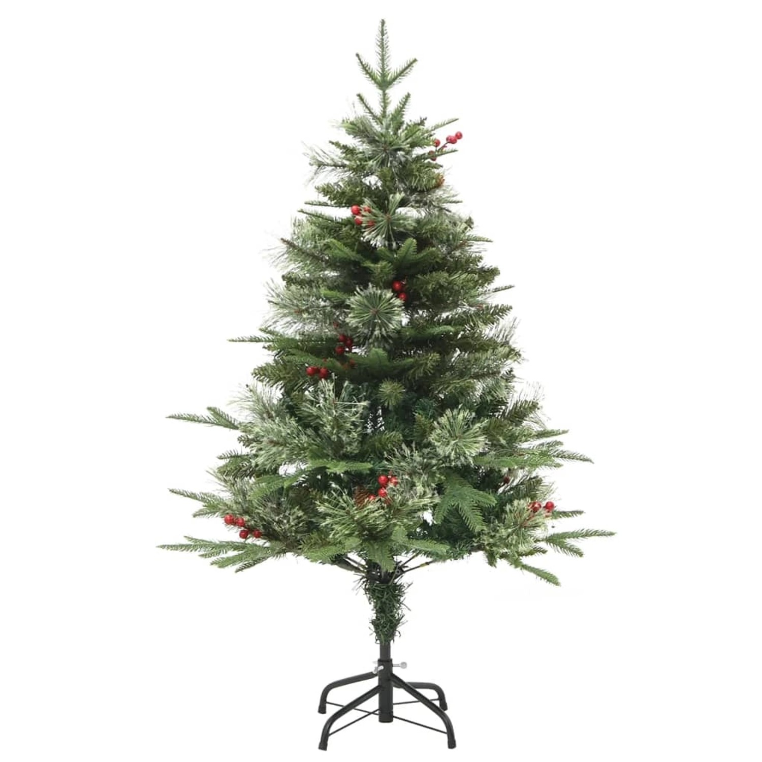 vidaXL Weihnachtsbaum mit LEDs Kiefernzapfen Grün 120 cm PVC PE Modell 3 vidaXL Weihnachtsbaum mit LEDs Kiefernzapfen Grün 120 cm PVC PE Modell 3 von VIDAXL