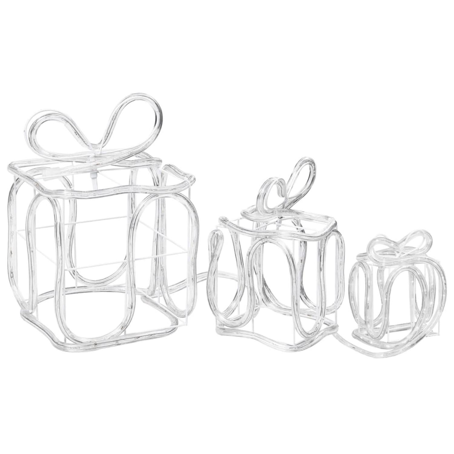 vidaXL Weihnachtsdekoration Geschenkboxen mit 180 LEDs Indoor Outdoor 329827 von VIDAXL