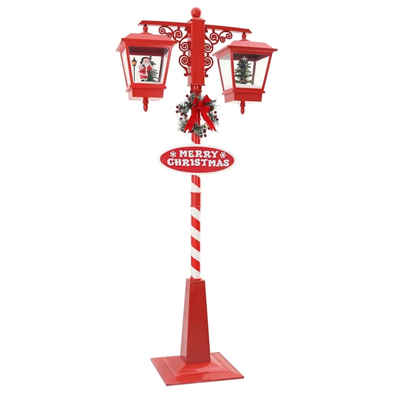 vidaXL Weihnachtsstraßenlampe mit 2 Laternen Rot 80 x 40,5 x 188 cm 42017509 vidaXL Weihnachtsstraßenlampe mit 2 Laternen Rot 80 x 40,5 x 188 cm 42017509 von VIDAXL