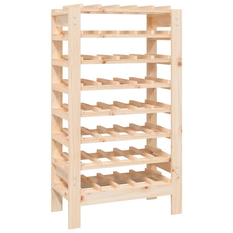 vidaXL Weinregal 61,5x30x107,5 cm Massivholz Kiefer von VIDAXL