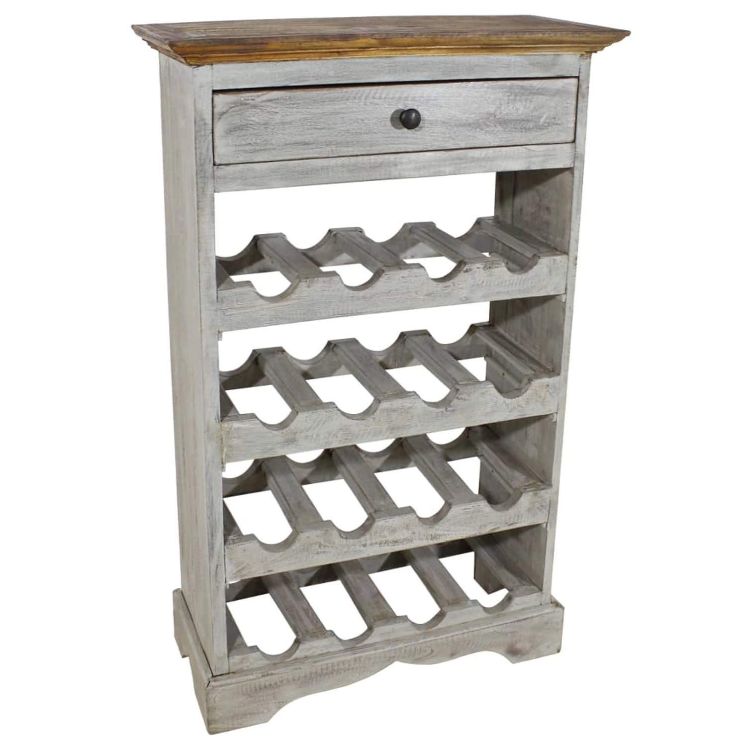VidaXL Weinregal Recyceltes Massivholz 55 x 23 x 85 cm VidaXL Weinregal Recyceltes Massivholz 55 x 23 x 85 cm von VIDAXL
