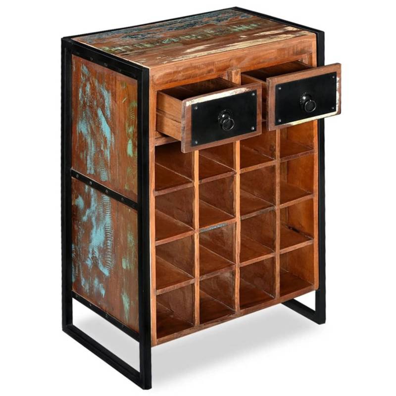 vidaXL Weinregal für 16 Flaschen aus Massivem Altholz vidaXL Weinregal für 16 Flaschen aus Massivem Altholz von VIDAXL