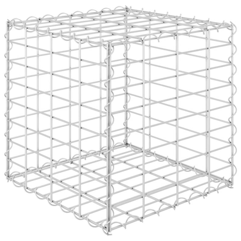 vidaXL Würfel-Gabionen-Hochbeet Stahldraht 40x40x40 cm 596730 von VIDAXL