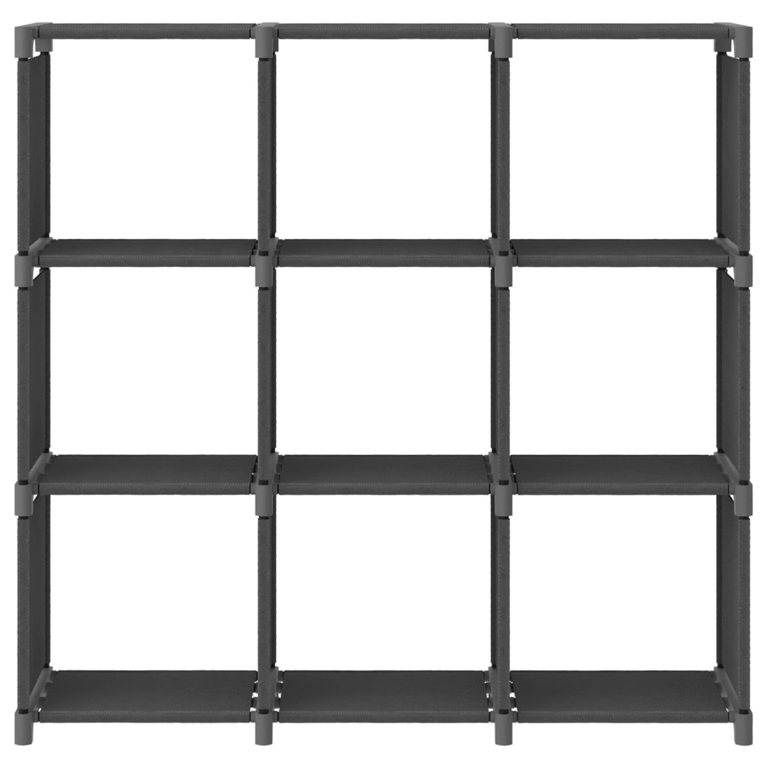 VidaXL Würfel-Regal 9 Fächer Grau 103x30x107,5 cm Stoff VidaXL Würfel-Regal 9 Fächer Grau 103x30x107,5 cm Stoff von VIDAXL