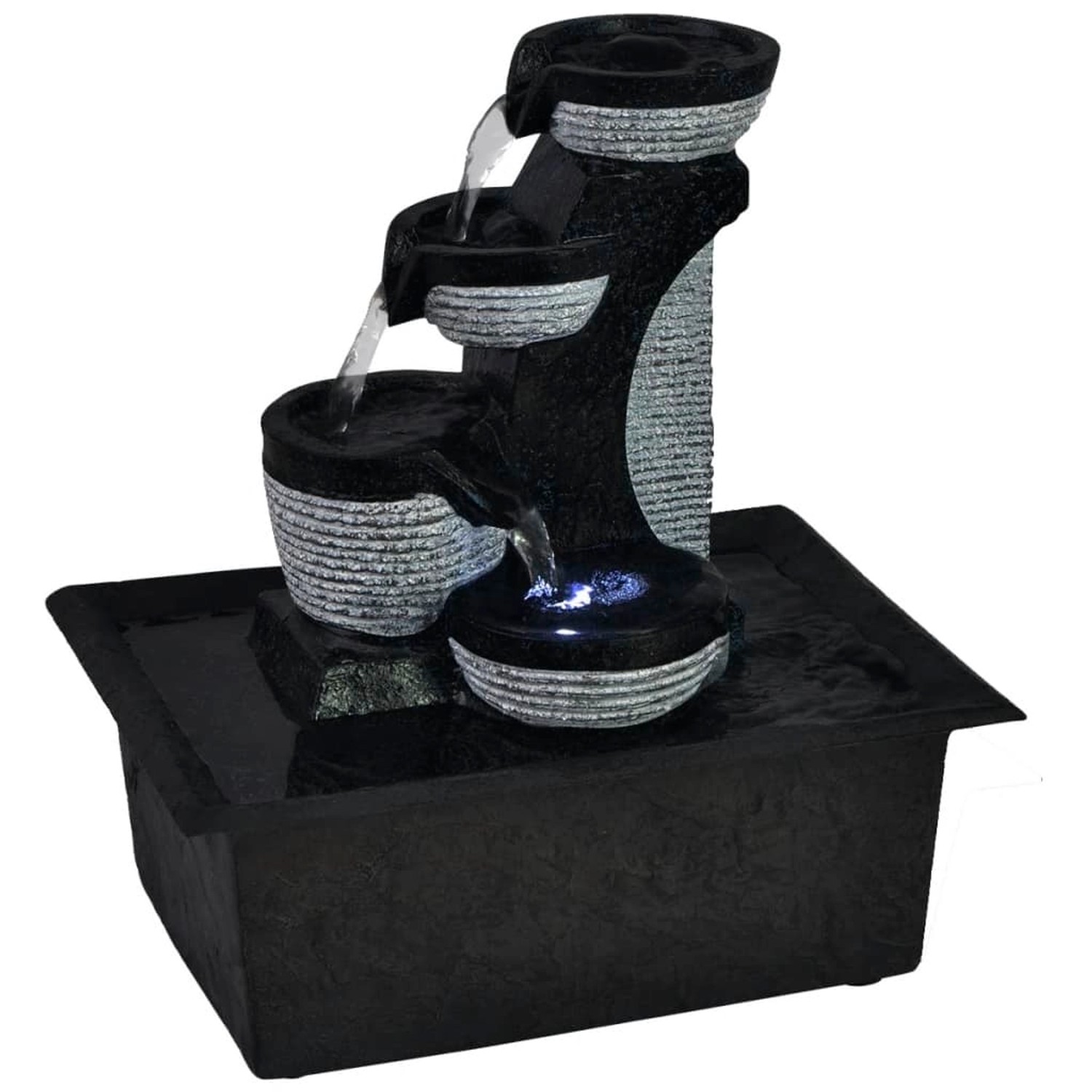 VidaXL Zimmerbrunnen mit LED Polyresin LED-Leuchte VidaXL Zimmerbrunnen mit LED Polyresin LED-Leuchte von VIDAXL