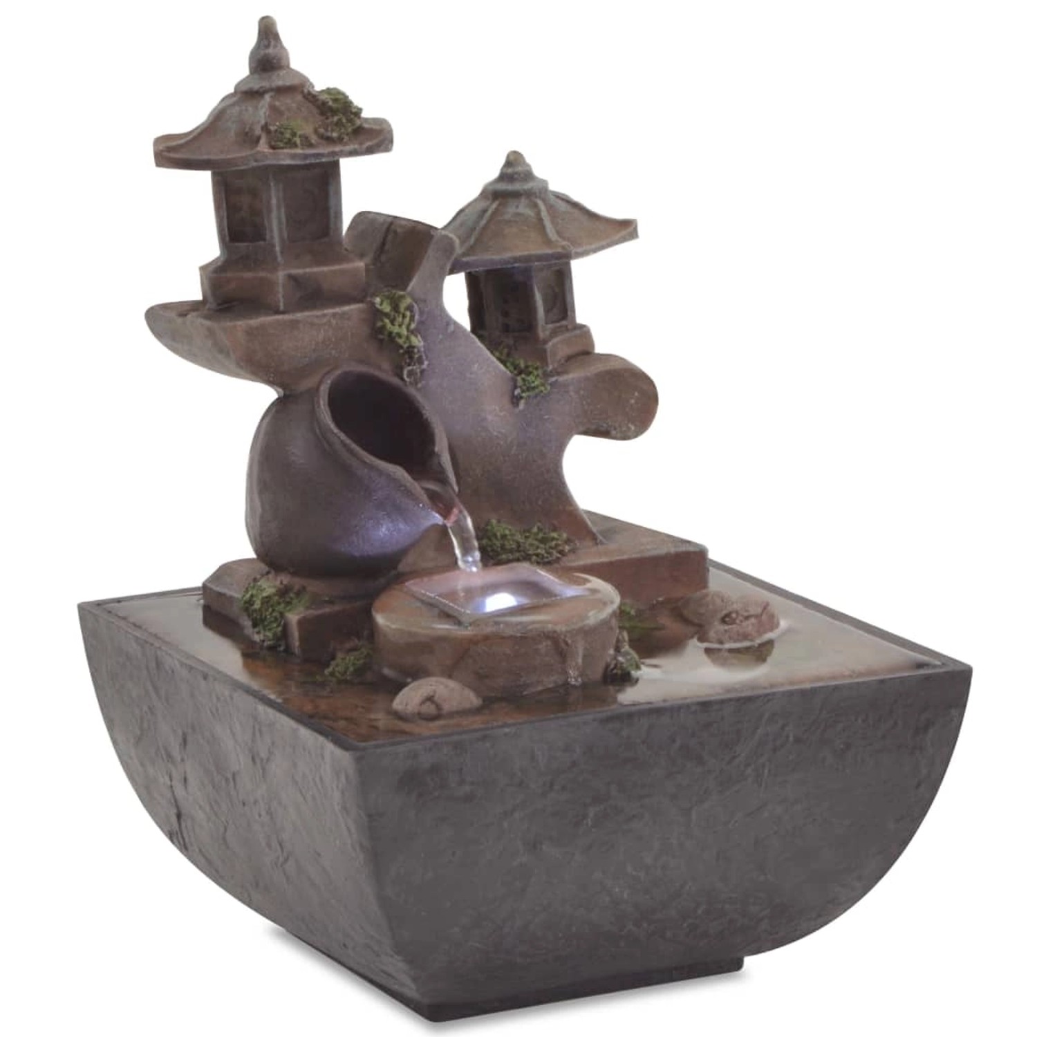 VidaXL Zimmerbrunnen mit LED Polyresin VidaXL Zimmerbrunnen mit LED Polyresin von VIDAXL