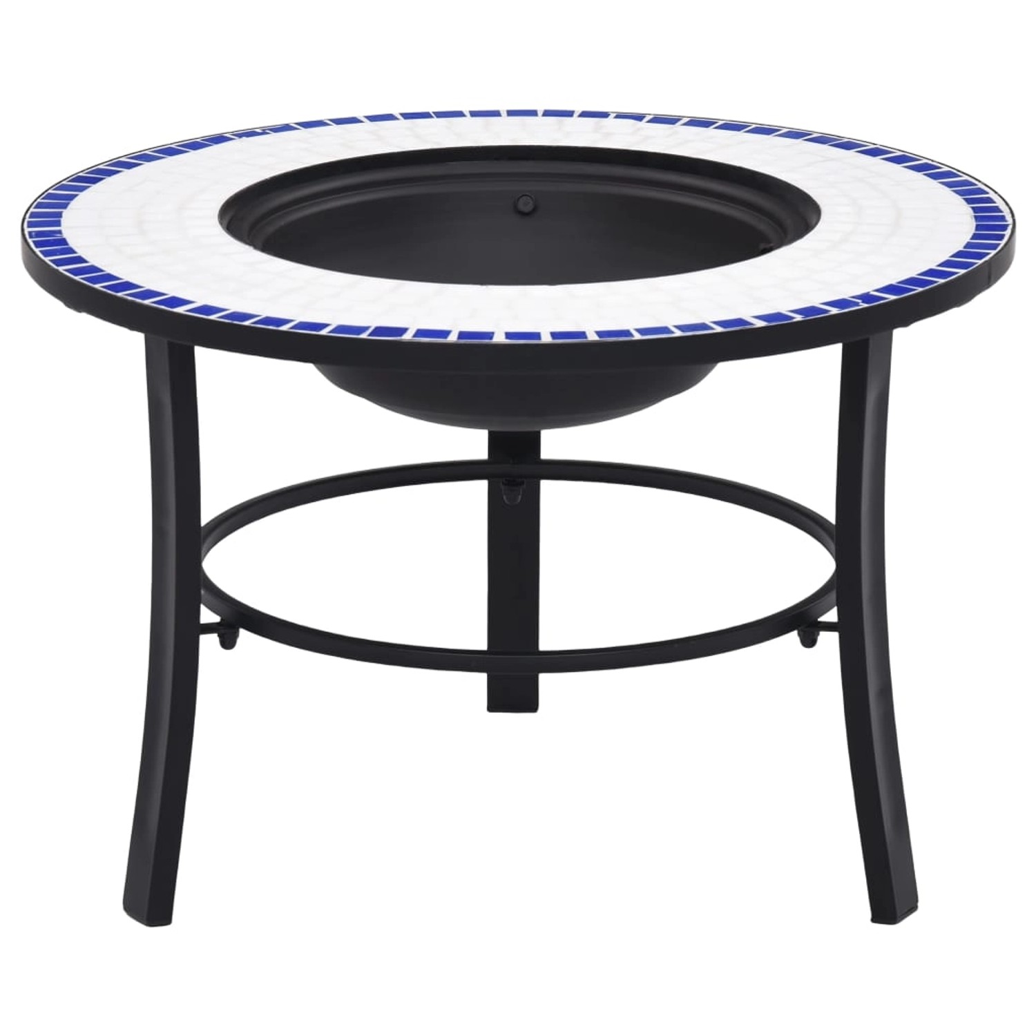 vidaXl Feuerstelle Mosaik Keramik Blau und Weiß 68 cm vidaXl Feuerstelle Mosaik Keramik Blau und Weiß 68 cm von VIDAXL