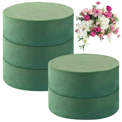VIDETOL 5 Stück Steckschaum Rund, 20 x 8 cm Blumensteckschaum, Grün Blumengestecke, Steckmasse Steckmoos Gesteck, Steckschwamm für Blumen, Kunstblumen, Feiern, Hochzeit VIDETOL 5 Stück Steckschaum Rund, 20 x 8 cm Blumensteckschaum, Grün Blumengestecke, Steckmasse Steckmoos Gesteck, Steckschwamm für Blumen, Kunstblumen, Feiern, Hochzeit von VIDETOL