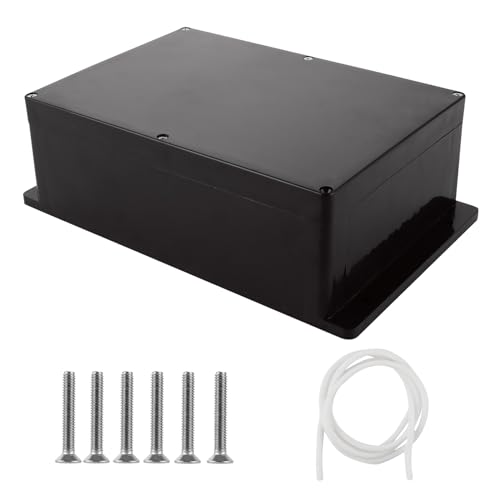VIDETOL Abzweigdose Wasserdicht Ip65, 26,3 x 18,2 x 9,5 cm Abzweigkasten Aufputz Verteilerdose, Schwarz Anschlussdose für Elektronische Produkte VIDETOL Abzweigdose Wasserdicht Ip65, 26,3 x 18,2 x 9,5 cm Abzweigkasten Aufputz Verteilerdose, Schwarz Anschlussdose für Elektronische Produkte von VIDETOL