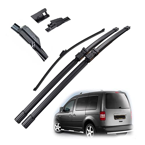 VIDOJI 24 '' 18 '' 16 '' Scheibenwischerblätter Für VW Für Caddy 2008–2014 Vorne Hinten Scheibenwischer 2009 2010 2011 2012 2013 von VIDOJI