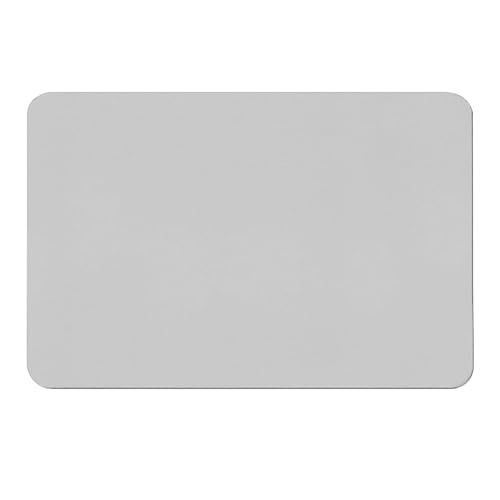 VIDSTW 60 X 50 Cm Abtropfmatte Geschirr Abtropfmatte Wasser Aufnehmen Dish Drying Mat Rutschfest Geschirrabtropfmatte Kaffeemaschine für Kaffeemaschine Geschirr (Hellgrau) von VIDSTW