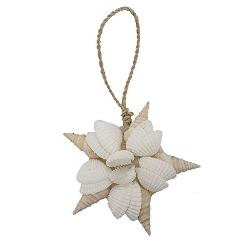 VIE Naturals Design 03 Handgemachte Muschel Hängende Verzierung, 12 cm Länge von VIE
