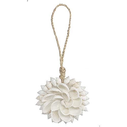 VIE Naturals Design 05 Handgemachte Muschel Hängende Verzierung, 12 cm Länge von VIE
