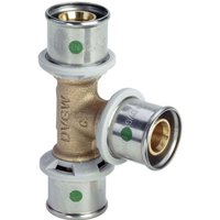 Sanfix-P T-Stück 566784 32 x 16 x 32 mm, mit SC-Contur, Rotguss - Viega von VIEGA