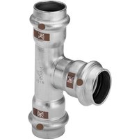 Viega - Temponox T-Stück 810351 22 x 18 x 22 mm, Stahl, nicht rostend, mit SC-Contur von VIEGA