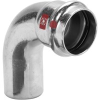 Viega Bogen 90 Grad mit SC Prestabo 1116.1 in 12mm Stahl verzinkt von VIEGA