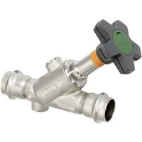 KRV-Ventil mit sc Easytop Inox 2338.5 in 22mm Stahl nichtrostend - Viega von VIEGA