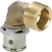 Pressfitting Viega Sanfix P 2114 Bogen 90 Grad 20mm x 1/2" AG von VIEGA