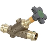 Viega - Schrägsitzventil mit sc Easytop 2237.5 in 15mm Rotguss von VIEGA