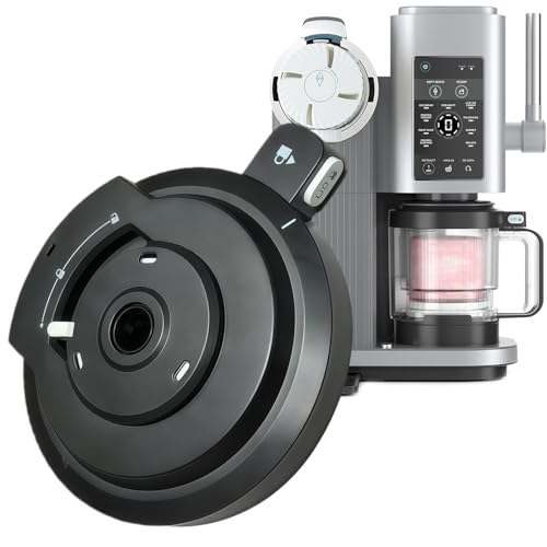 Äußerer Schüsseldeckel für Ninja CREAMi NC701 NC700, wiederverwendbarer Ersatzdeckel für Ninja Swirl von CREAMi Eismaschine, Eismaschinen-Zubehör, kompatibel mit NC701 von VIEOAGEO