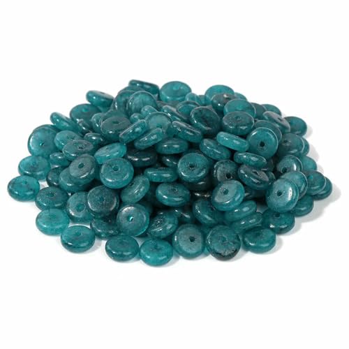 2 * 6MM Natural Stone Spacer Beads Agates Tiger Eye Jades Heishi Flat Clips Shape Loose Bead For Jewelry DIY Bracelet Necklace-NO.42 Chalcedony-2x6mm about 50pcs 2 * 6MM Natural Stone Spacer Beads Agates Tiger Eye Jades Heishi Flat Clips Shape Loose Bead For Jewelry DIY Bracelet Necklace-NO.42 Chalcedony-2x6mm about 50pcs von VIEPGJ