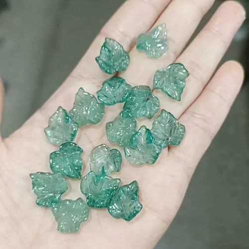 20pcs 15MM New Leaf Shape Lampwork Beads Multi Gradient Color Glass Beads For Jewelry Making Handmade DIY Hairpin Accessories-1-15mm(20pcs) von VIEPGJ