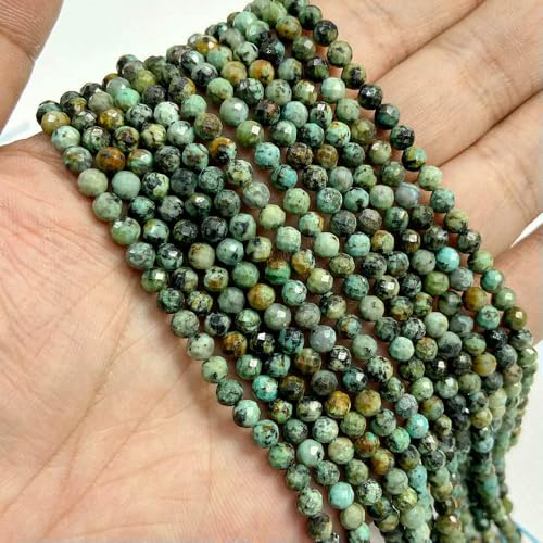 2mm 3.0mm 4.0mm Natural Stone Beads Faceted Green Malachite Turquoises Agates Quartz Spacer Beads for Jewelry Making DIY Accessries-African Turquoise-3.0mm about 2mm 3.0mm 4.0mm Natural Stone Beads Faceted Green Malachite Turquoises Agates Quartz Spacer Beads for Jewelry Making DIY Accessries-African Turquoise-3.0mm about von VIEPGJ