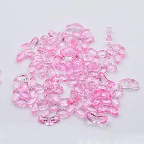 30pcs 9mm Tulips Flowers Lampwork Beads Multicolor Glass Flora Beads Loose Beads For DIY Bracelets Necklace Craft Supplies-Leaf 06-60pcs von VIEPGJ