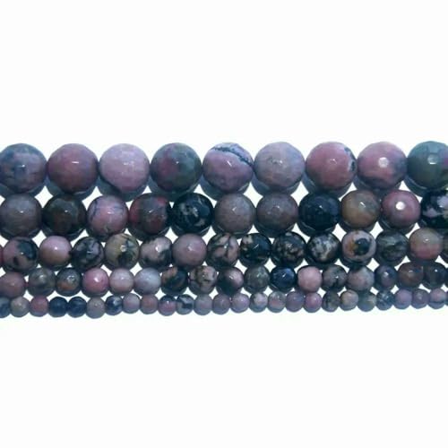 4 6 8 10 MM Faceted Natural Stone Bead Pink Quartz Amethysts Agates Lapis lazuli For Jewelry Making DIY Bracelet Necklace-Black Lace Rhodonite-10mm 35pcs beads 4 6 8 10 MM Faceted Natural Stone Bead Pink Quartz Amethysts Agates Lapis lazuli For Jewelry Making DIY Bracelet Necklace-Black Lace Rhodonite-10mm 35pcs beads von VIEPGJ