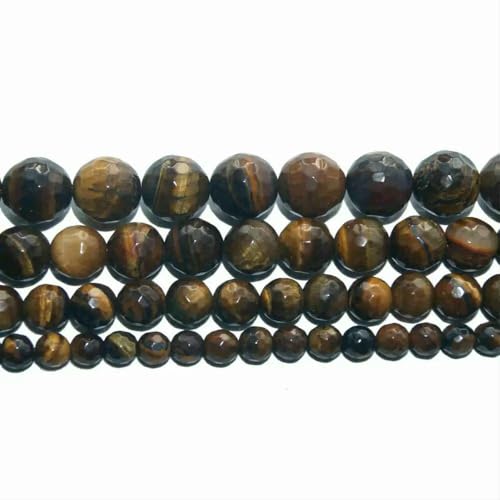 4 6 8 10 MM Faceted Natural Stone Bead Pink Quartz Amethysts Agates Lapis lazuli For Jewelry Making DIY Bracelet Necklace-Tiger eye-6mm 60pcs beads 4 6 8 10 MM Faceted Natural Stone Bead Pink Quartz Amethysts Agates Lapis lazuli For Jewelry Making DIY Bracelet Necklace-Tiger eye-6mm 60pcs beads von VIEPGJ