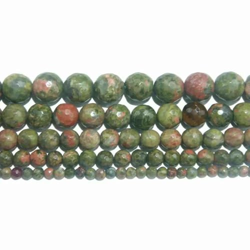 4 6 8 10 MM Faceted Natural Stone Bead Pink Quartz Amethysts Agates Lapis lazuli For Jewelry Making DIY Bracelet Necklace-Unakite-8mm 45pcs beads 4 6 8 10 MM Faceted Natural Stone Bead Pink Quartz Amethysts Agates Lapis lazuli For Jewelry Making DIY Bracelet Necklace-Unakite-8mm 45pcs beads von VIEPGJ