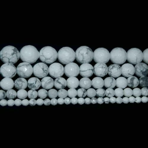 4 6 8 10 MM Faceted Natural Stone Bead Pink Quartz Amethysts Agates Lapis lazuli For Jewelry Making DIY Bracelet Necklace-White Turquoises-4.0mm 95pcs beads 4 6 8 10 MM Faceted Natural Stone Bead Pink Quartz Amethysts Agates Lapis lazuli For Jewelry Making DIY Bracelet Necklace-White Turquoises-4.0mm 95pcs beads von VIEPGJ