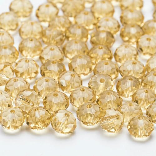 4 6 8 10mm Czech Rondelle Crystal Beads Faceted Glass Beads Bulk Wholesale Loose Spacer Bead for Jewelry Making DIY Needlework-BZ1300-17-4.0mm-115-120pcs von VIEPGJ