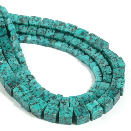 4 6 8mm Natural Square Beads Jasper Opal Jade Rose Quartz Crystal Loose Cube Stone Bead for Jewelry Making DIY Bracelet 15inch-Blue spot jasper-4.0mm 92pcs beads 4 6 8mm Natural Square Beads Jasper Opal Jade Rose Quartz Crystal Loose Cube Stone Bead for Jewelry Making DIY Bracelet 15inch-Blue spot jasper-4.0mm 92pcs beads von VIEPGJ