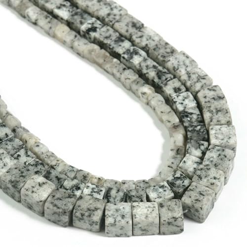 4 6 8mm Natural Square Beads Jasper Opal Jade Rose Quartz Crystal Loose Cube Stone Bead for Jewelry Making DIY Bracelet 15inch-White spot jasper-6mm 62pcs beads 4 6 8mm Natural Square Beads Jasper Opal Jade Rose Quartz Crystal Loose Cube Stone Bead for Jewelry Making DIY Bracelet 15inch-White spot jasper-6mm 62pcs beads von VIEPGJ