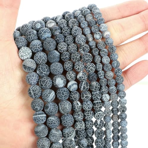 Natural Stone Beads Blue Aquamarine Agate Tiger Eye Quartz Jades Loose Beads For Jewelry Making 4/6/8/10/12mm DIY Bracelets-Crack Agate_b-12mm about 29pcs Natural Stone Beads Blue Aquamarine Agate Tiger Eye Quartz Jades Loose Beads For Jewelry Making 4/6/8/10/12mm DIY Bracelets-Crack Agate_b-12mm about 29pcs von VIEPGJ