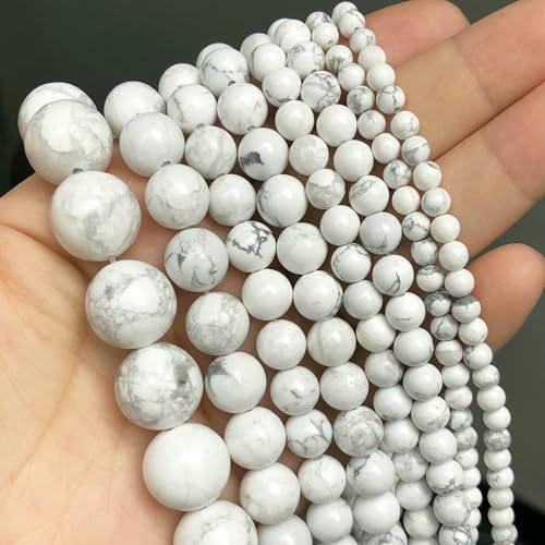 Natural Stone Multicolor Tiger Eye Round Loose Beads For Jewelry Making 4 6 8 10 12 14.0mm DIY Bracelet Accessories 15'' Strands-Howlite Turquoise-14.0mm (approx Natural Stone Multicolor Tiger Eye Round Loose Beads For Jewelry Making 4 6 8 10 12 14.0mm DIY Bracelet Accessories 15'' Strands-Howlite Turquoise-14.0mm (approx von VIEPGJ
